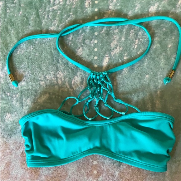 XS Boho macrame knot halter bikini top - H&M - Picture 1 of 5